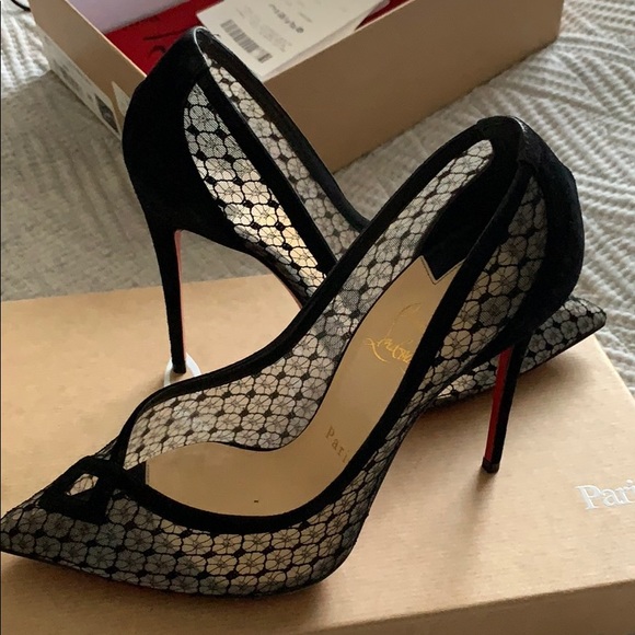 Christian Louboutin Shoes - Neoalto 100 dentelle loubs